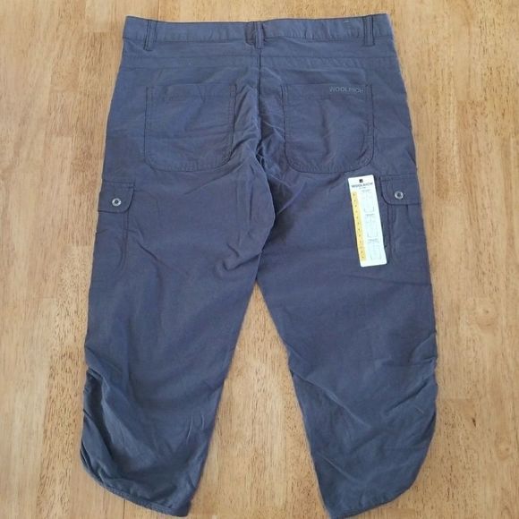 Woolrich Cargo Capris Pants Clam Diggers - Picture 6 of 8